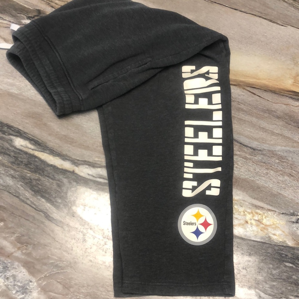 Mens Pittsburgh Steelers Drawstring Sweatpants.